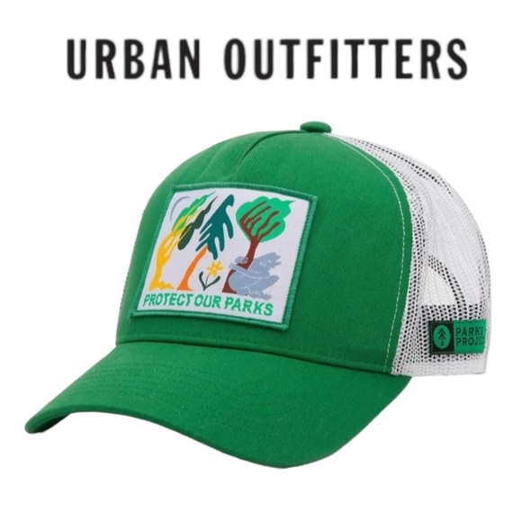Parks Project UO Urban Outfitters Tree Hugger Trucker Cap Hat NEW - Picture 1 of 3